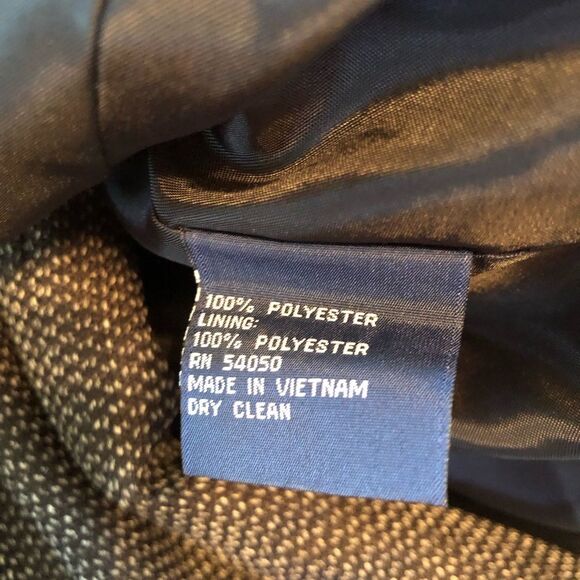 Evan Picone Suit Blazer & Skirt Brown Tweed Size 10 - Picture 12 of 12